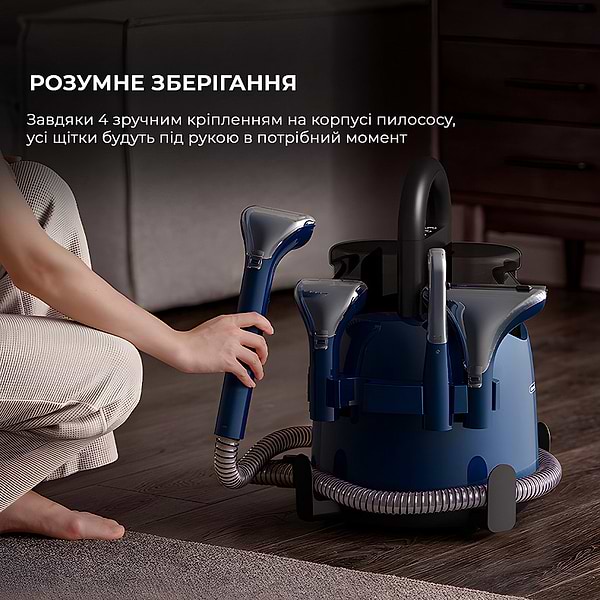 Фото - Пилосос миючий з аквафільтром Deerma Suction Vacuum Cleaner (DEM-BY200)