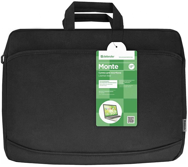 Фото - Сумка для ноутбуку Defender 17'' Monte Black (26065)