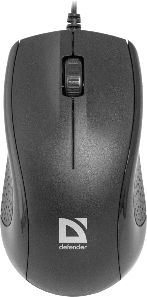 Мышь проводная Defender Optimum MB-160 Black USB (52160) - Фото 1