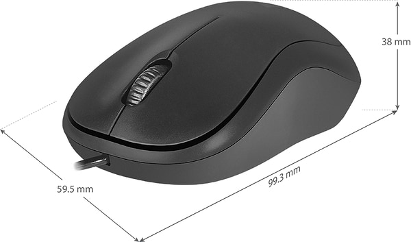 Фото - Мышь проводная Defender Patch MS-759 Black (52759)