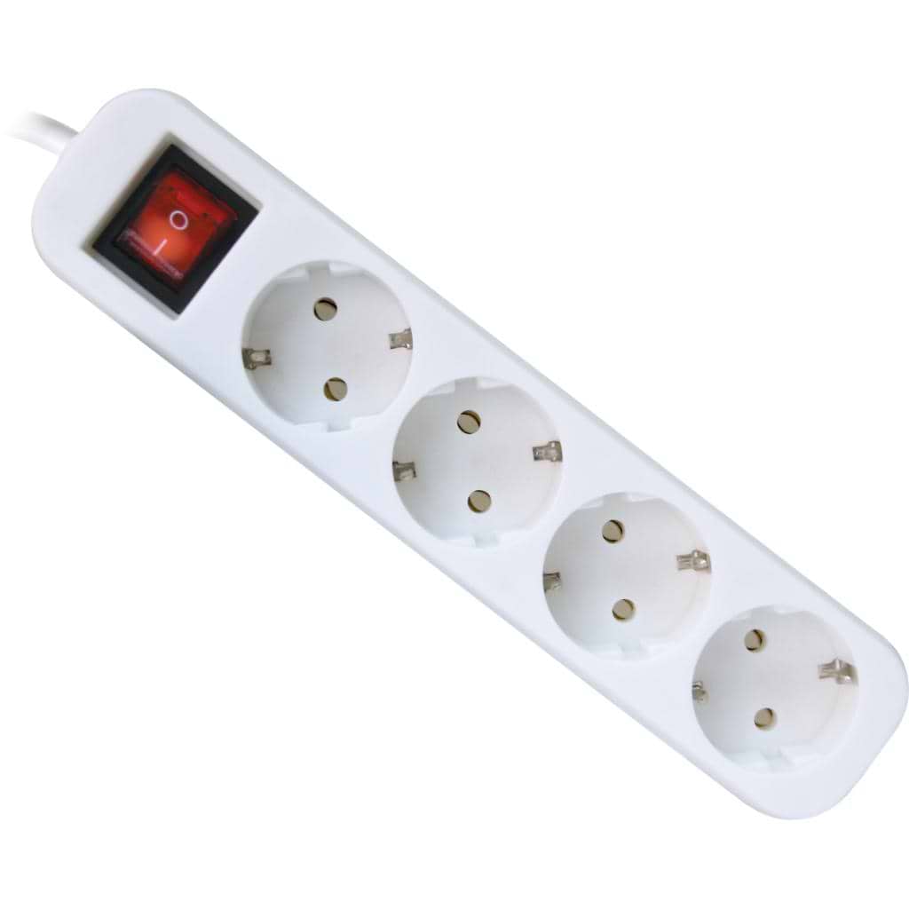 Мережевий фільтр Defender S418 4 розетки, 1.8 м White (99237) - Фото 1