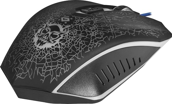 Фото - Мышь проводная игровая Defender Shock GM-110L Black + коврик (52110)