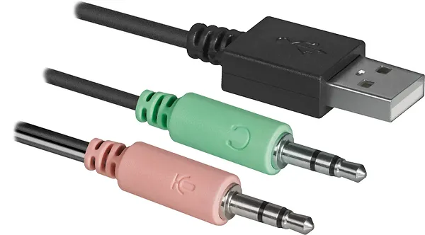 Фото - Комп'ютерна акустика звичайна 2.0 Defender SPK 190 USB Black (65190)