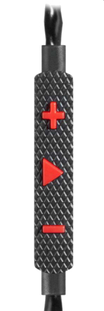 Фото - Наушники вкладыши проводные Defender Tanto black + Gray 1.2 m (64451)