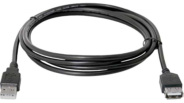 Фото - Кабель USB type A - USB type A Defender USB 2.0 AM/AF 5m USB02-17 (87454)
