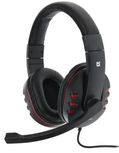 Гарнитура проводная игровая Defender Warhead G-160 Black (64113) - Фото 1