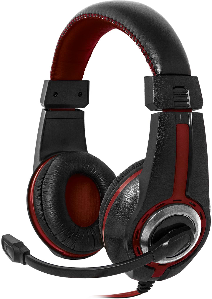 Гарнитура проводная игровая Defender Warhead G-185 Black-Red (64106) - Фото 1