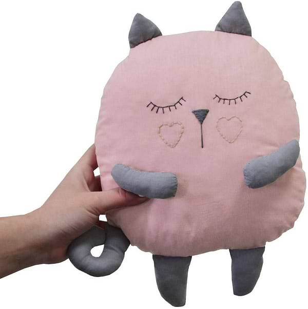 Фото - Мягкая игрушка подушка Прованс Кошечка розовая 30 см (009683)