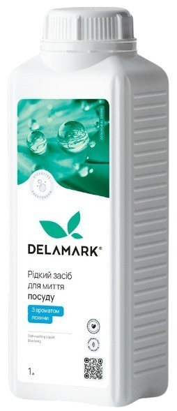 Фото - Средство для ручного мытья посуды DeLaMark с ароматом голубики, 1 л (4820152334091)