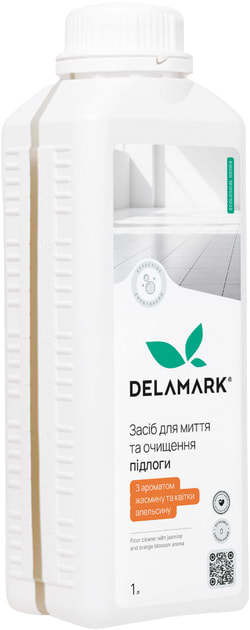Засіб для чищення універсальний DeLaMark жасмин із апельсиновою квіткою 1 л (4820152333797)