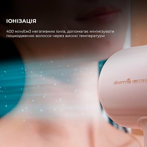 Фото - Фен Deerma DEM-CF50 Pink