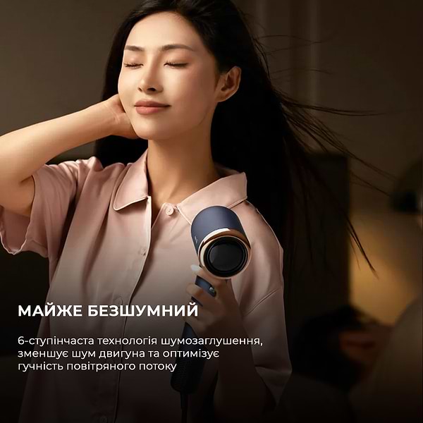 Фото - Фен Deerma DEM-CF50W Navy Blue