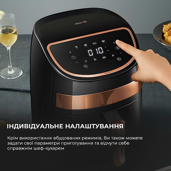 Фото - Уцінка - Мультипіч Deerma Air Fryer KZ100 (DEM-KZ100)