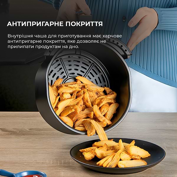 Фото - Уцінка - Мультипіч Deerma Air Fryer KZ100 (DEM-KZ100)
