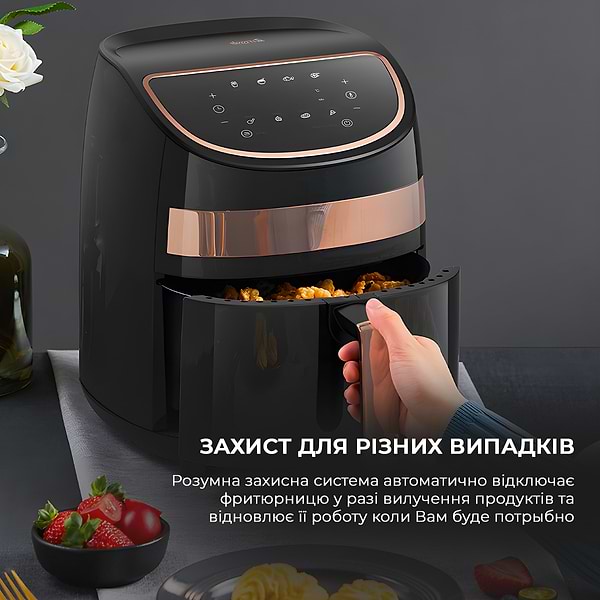 Фото - Уцінка - Мультипіч Deerma Air Fryer KZ100 (DEM-KZ100)