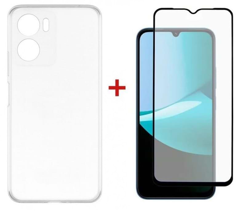 Чохол для смартфона DENGOS TPU Soft for Motorola G06 Clear (DG-KM-169) +захисне скло