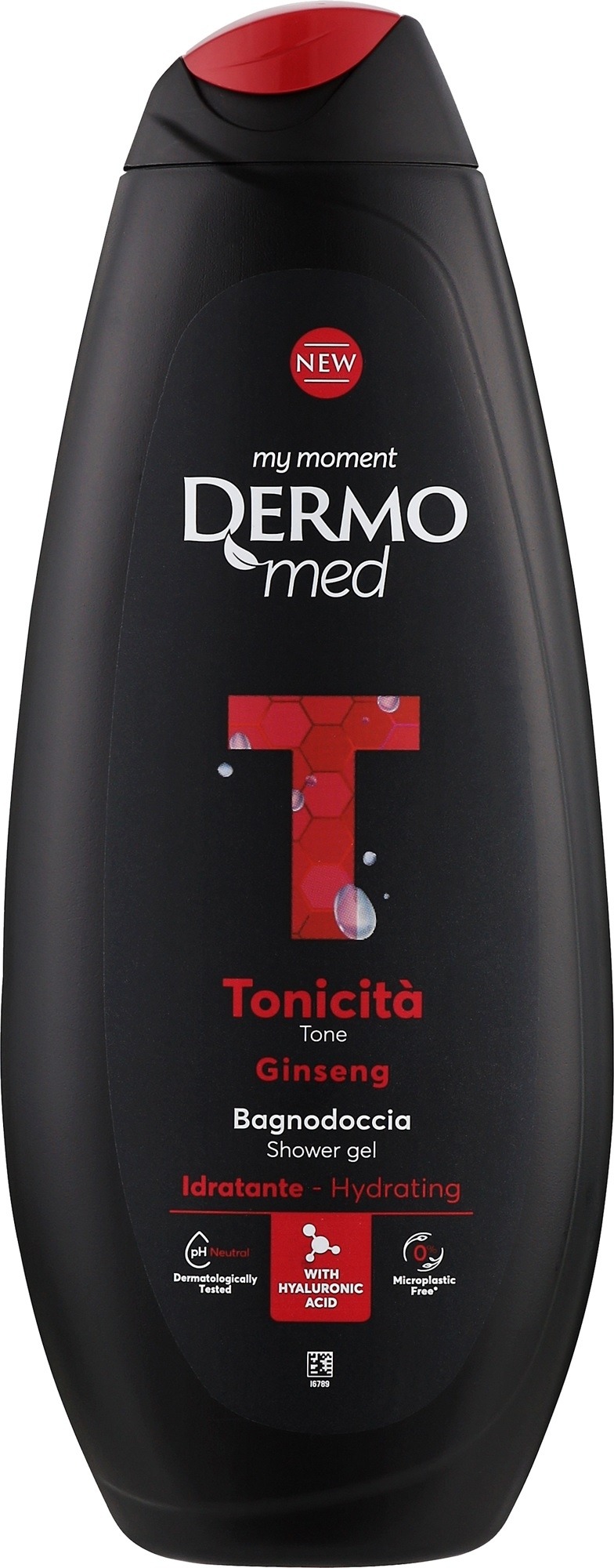 Гель для душа DermoMed Ginseng Tonicita 750 мл (8050999571267)
