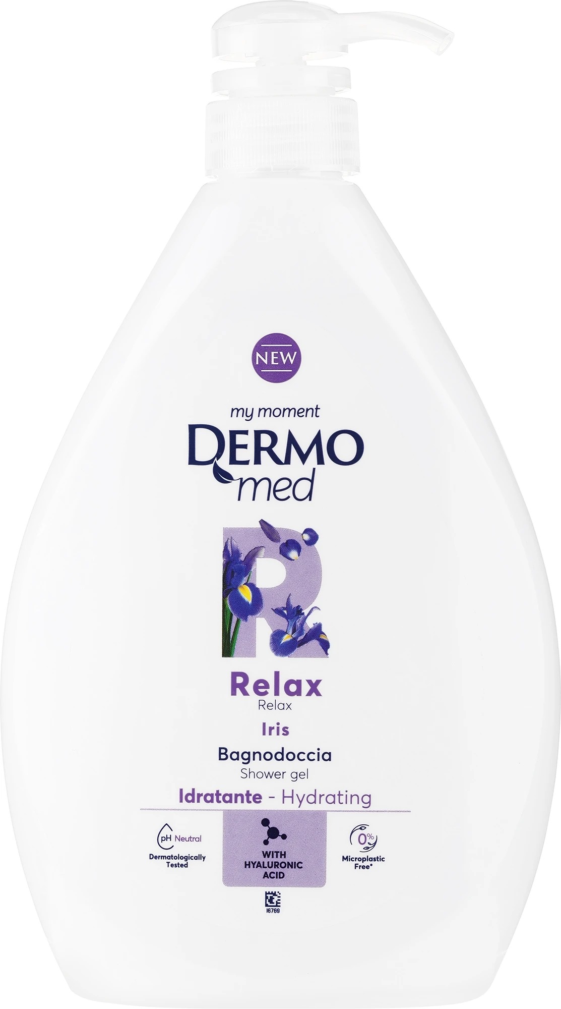 Гель для душа DermoMed Iris Relax 1 л (8032680398483)