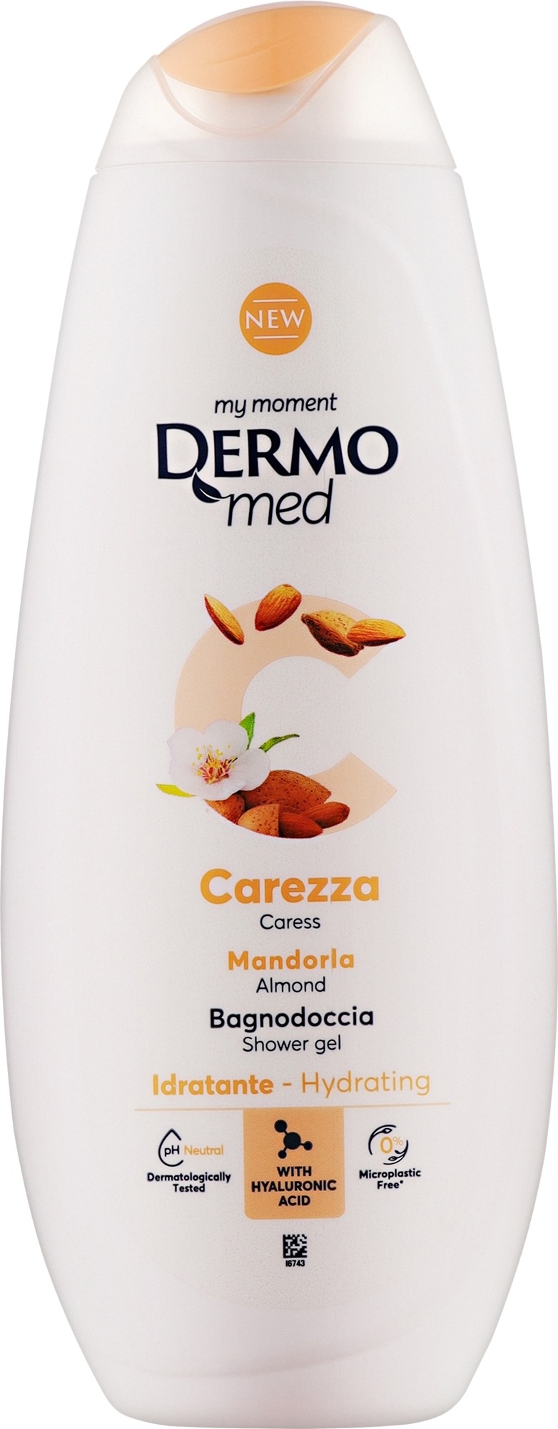 Гель для душа DermoMed Mandorla Carezza 750 мл (8050999571236)