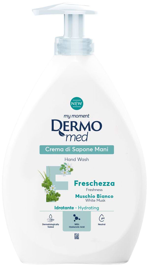 Жидкое мыло для рук DermoMed muschio bianco freschezza 600 мл (8050999571281)