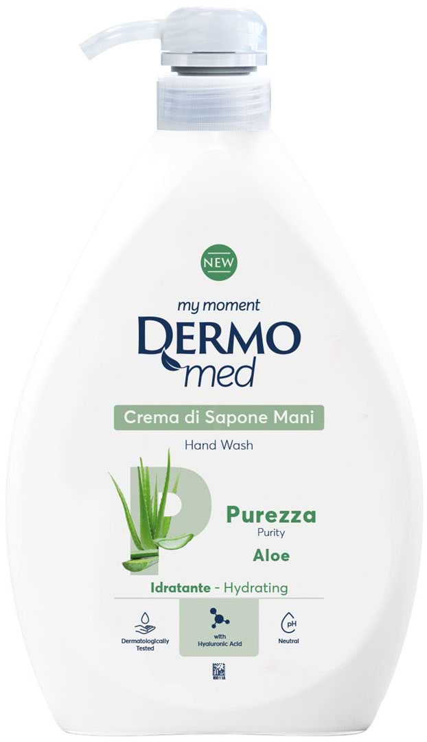Жидкое мыло для рук DermoMed aloe purezza 1 л (8054633831151)