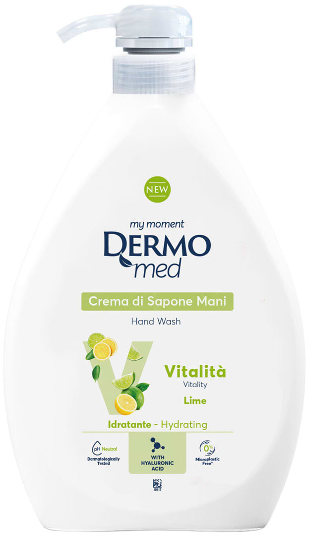 Жидкое мыло для рук DermoMed lime vitalita 1 л (8050999571328)