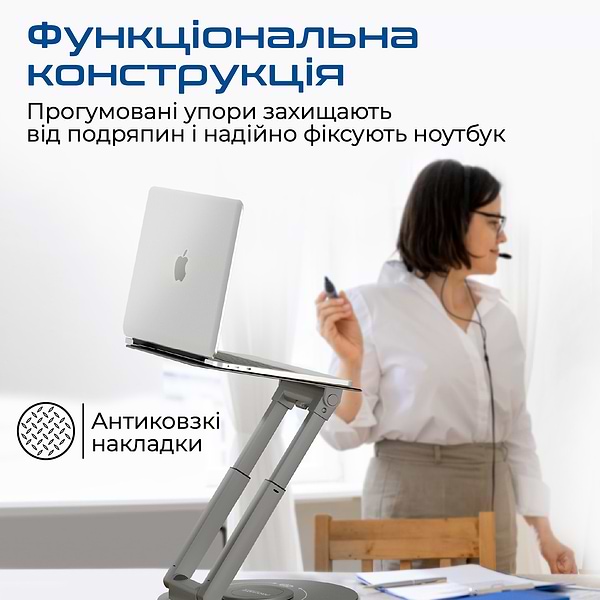 Фото - Подставка под ноутбук Promate Deskmate-6.grey