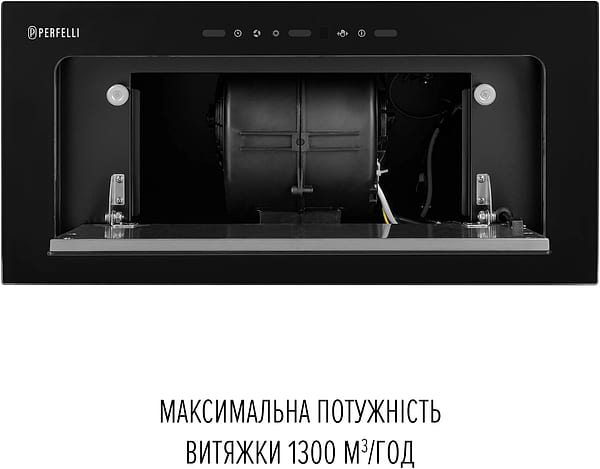 Фото - Витяжка вбудована Perfelli DESIGN VISION 6 NERO SILENZIO