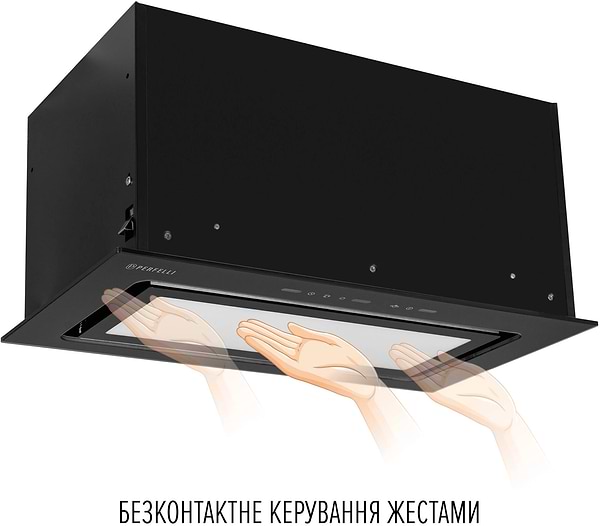 Фото - Витяжка вбудована Perfelli DESIGN VISION 6 NERO SILENZIO