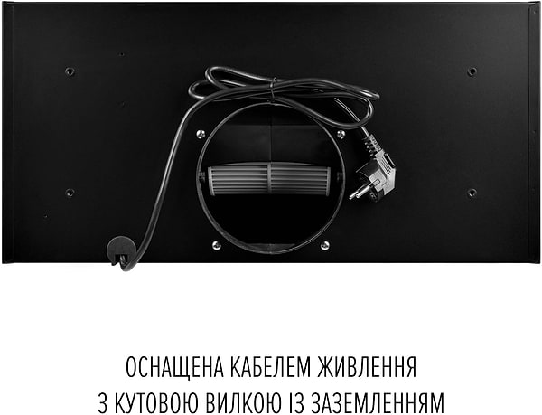 Фото - Витяжка вбудована Perfelli DESIGN VISION 6 NERO SILENZIO