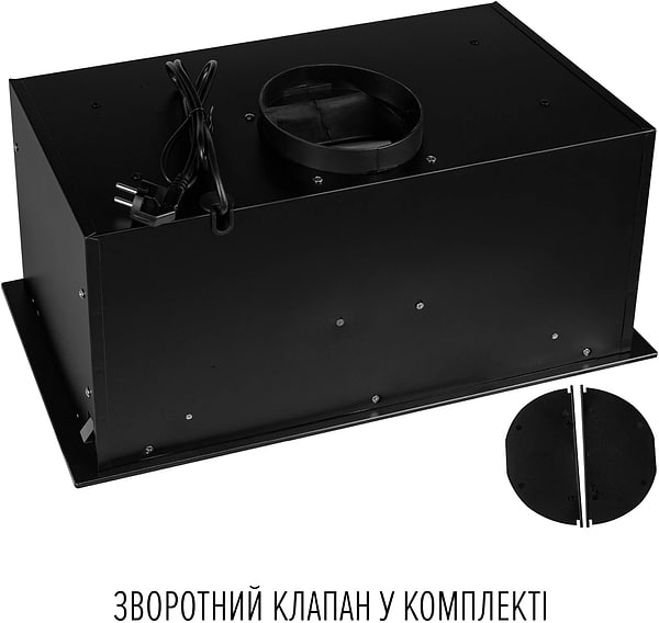 Фото - Витяжка вбудована Perfelli DESIGN VISION 6 NERO SILENZIO
