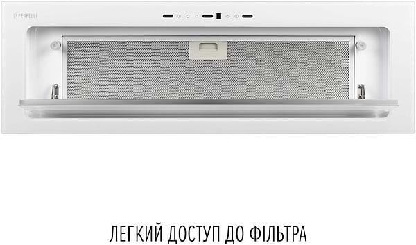 Фото - Витяжка вбудована Perfelli DESIGN VISION 9 BIANCO SILENZIO