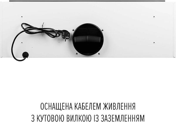 Фото - Витяжка вбудована Perfelli DESIGN VISION 9 BIANCO SILENZIO