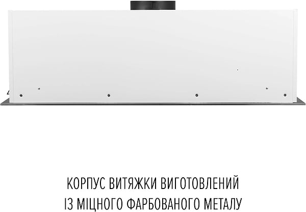 Фото - Витяжка вбудована Perfelli DESIGN VISION 9 BIANCO SILENZIO