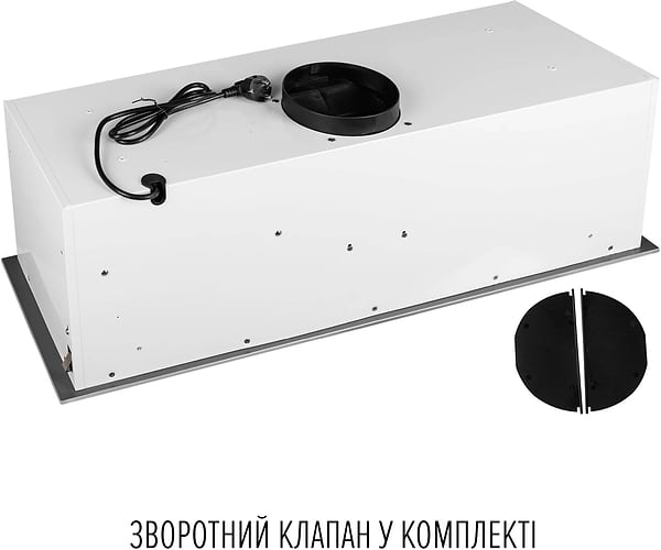 Фото - Витяжка вбудована Perfelli DESIGN VISION 9 BIANCO SILENZIO