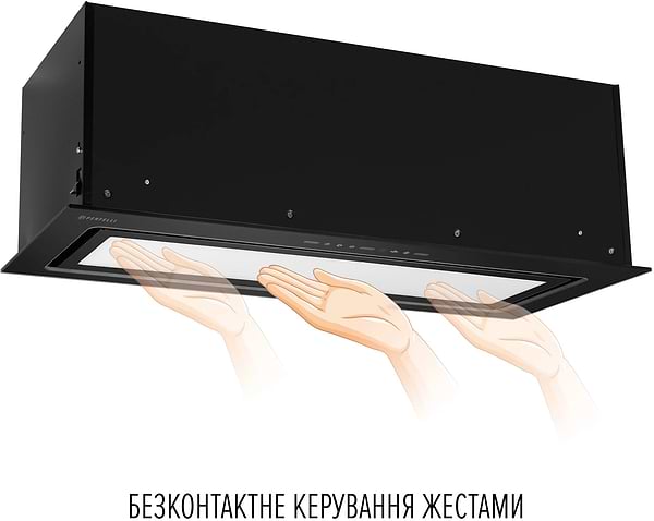 Фото - Вытяжка встраиваемая Perfelli DESIGN VISION 9 NERO SILENZIO