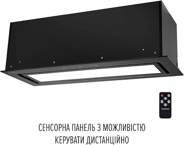 Фото - Вытяжка встраиваемая Perfelli DESIGN VISION 9 NERO SILENZIO
