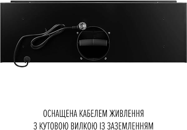 Фото - Вытяжка встраиваемая Perfelli DESIGN VISION 9 NERO SILENZIO