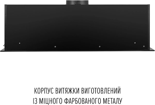 Фото - Вытяжка встраиваемая Perfelli DESIGN VISION 9 NERO SILENZIO