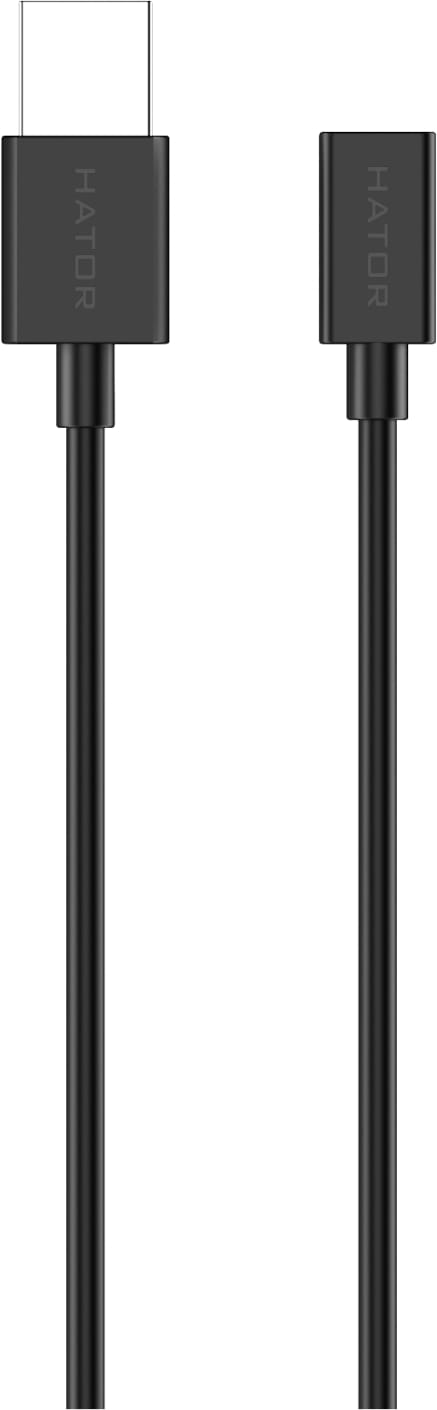 Кабель Hator type-c to USB-A  Black 1.0 м (ACC416)