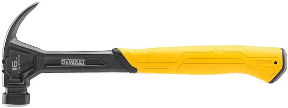 Молоток DeWALT CURVE-CLAW суцільнометалевий вага головки 454 г (DWHT51002-0)