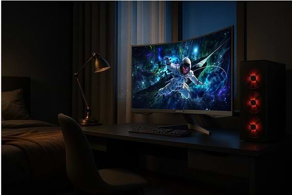 Фото - Монитор игровой Samsung Odyssey G5 (LS27CG550EIXCI)