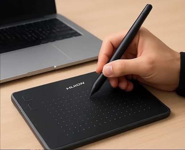 Фото - Графический планшет Huion Inspiroy H430P+перчатка