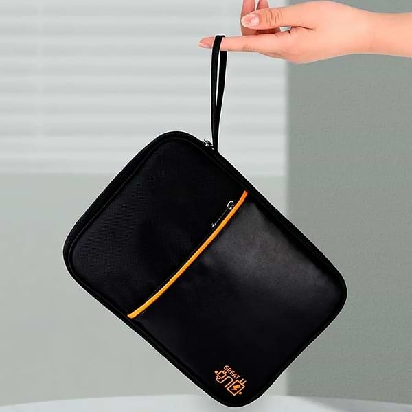 Фото - Органайзер для зберігання кабелів Love You Home і планшета до 11'' Чорний 28х20х3 см (59030)