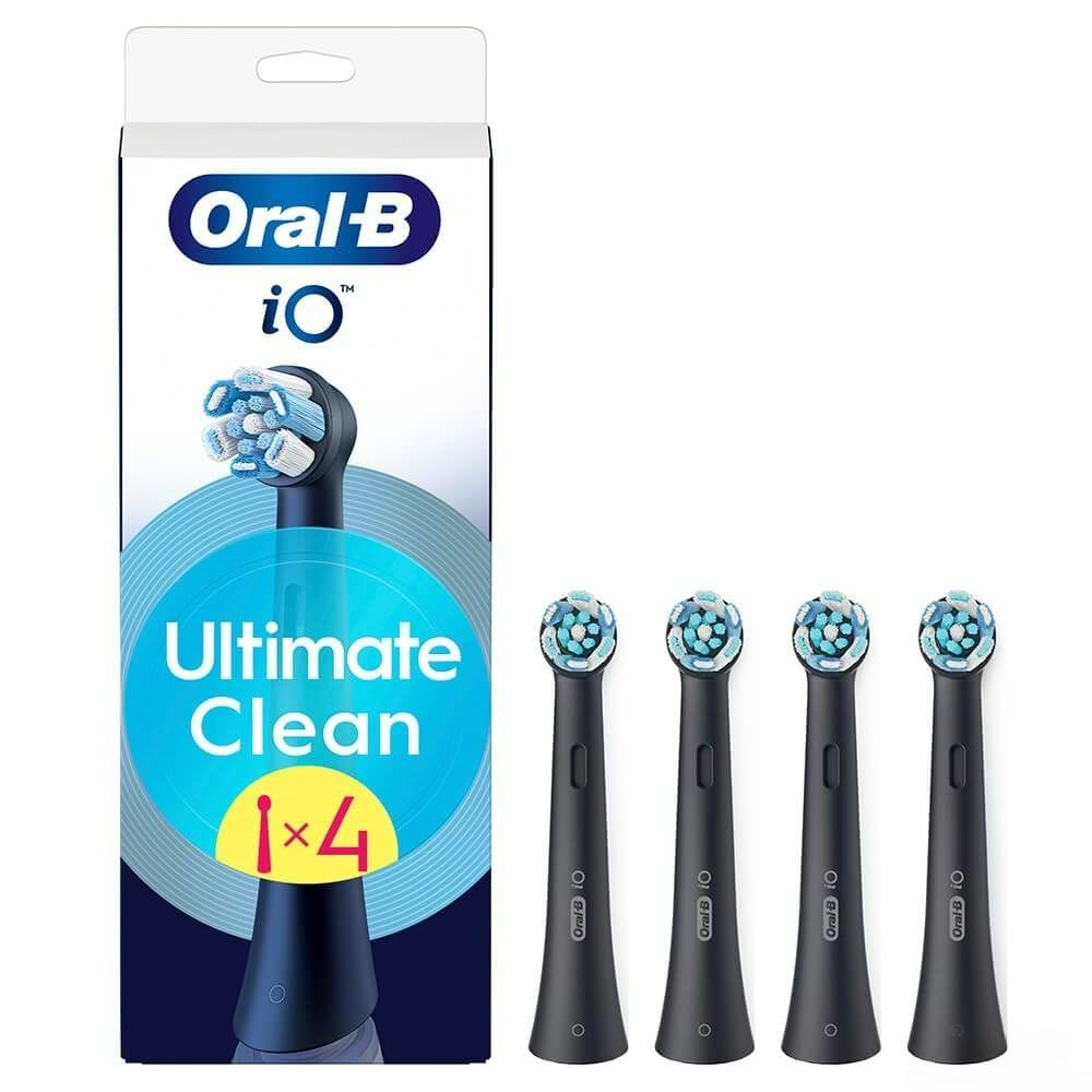 Купить Насадка для зубной щетки Oral-B Braun iO Ultimate Clean Black 4 шт - Фото 1 Насадка для зубной щетки Oral-B Braun iO Ultimate Clean Black 4 шт - Фото 1