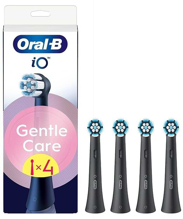 Фото - Насадка для зубной щетки Oral-B Braun iO Gentle Care Black 4 шт Фото - Насадка для зубной щетки Oral-B Braun iO Gentle Care Black 4 шт