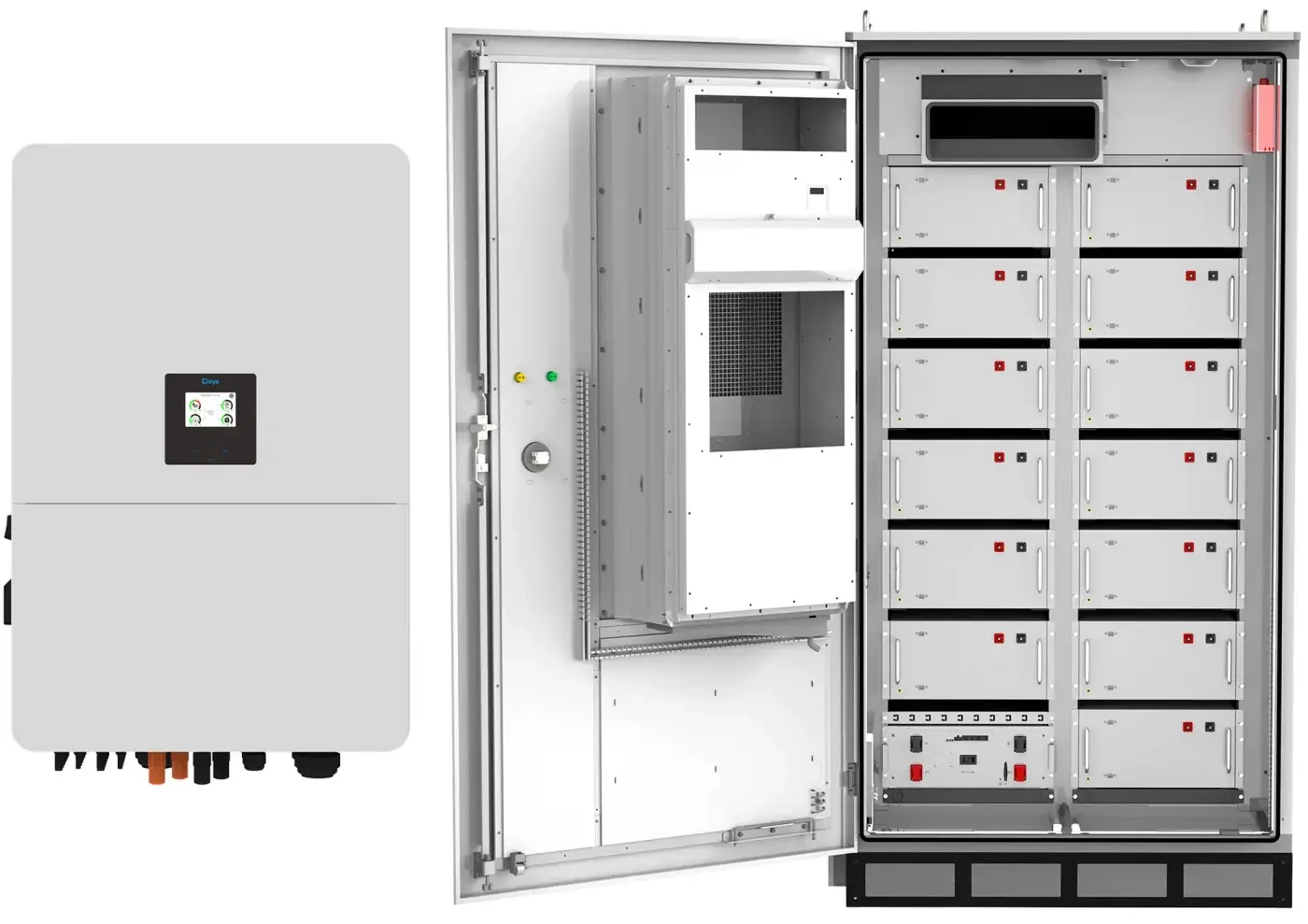 Система зберігання енергії Deye SUN-80K-SG02HP3-EU-EM6 (3 ф., 80kW 209kWh 1BAT LiFePO4) (SV-3DE80K1-HGS209K2-1)