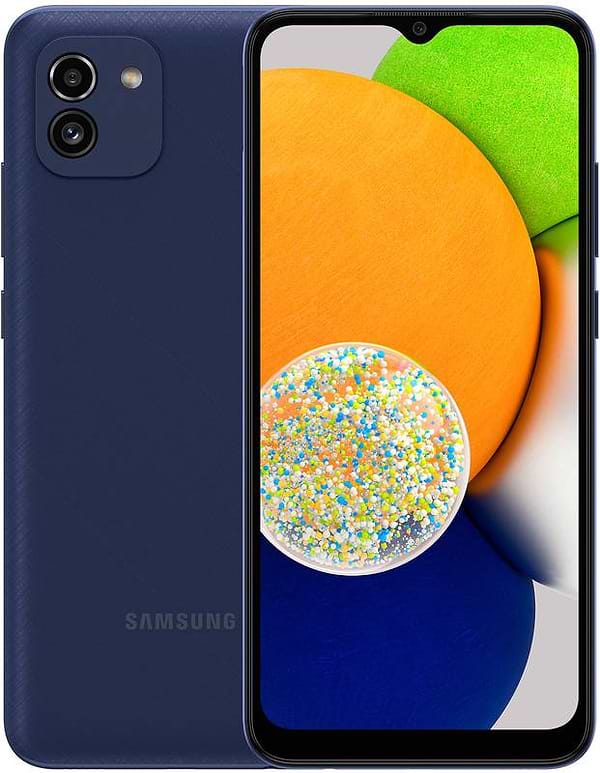 Фото - Смартфон Samsung Galaxy A03 3/32Gb Blue (SM-A035FZBDSEK)