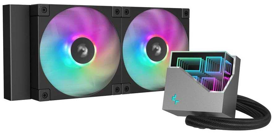 Водяная система охлаждения Deepcool LT240 ARGB Black (R-LT240-BKAMNC-G-1)