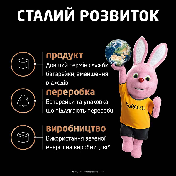 Фото - Батарейка тип AA Duracell LR06 KPD 04*10 OPTIMUM УП. 1X4 ШТ